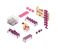 Служебные и хозяйственные зоны