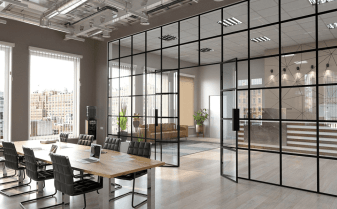 Виды стекла для перегородок